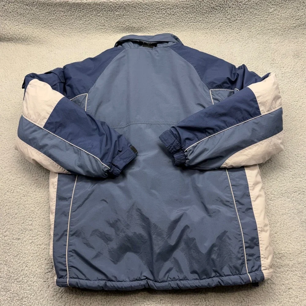 Lift Ticket Toma Mens Large Blue Colorblock P.U. Coated Insulated Ski Jacket